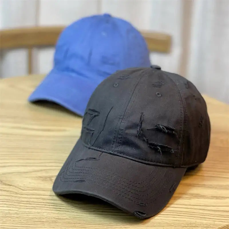 Retro Distressed Baseball Hat for Men and Women