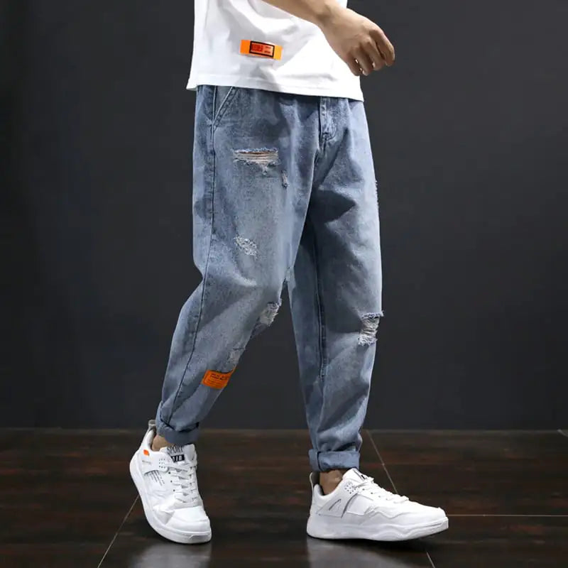 Trendy Loose Straight Casual Pants for Men