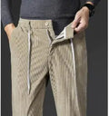 Performance Corduroy Drawstring Trousers for Men