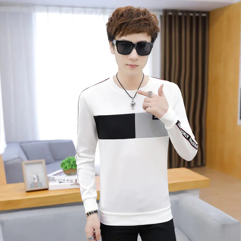 Korean Pullover Sweater for Young Men