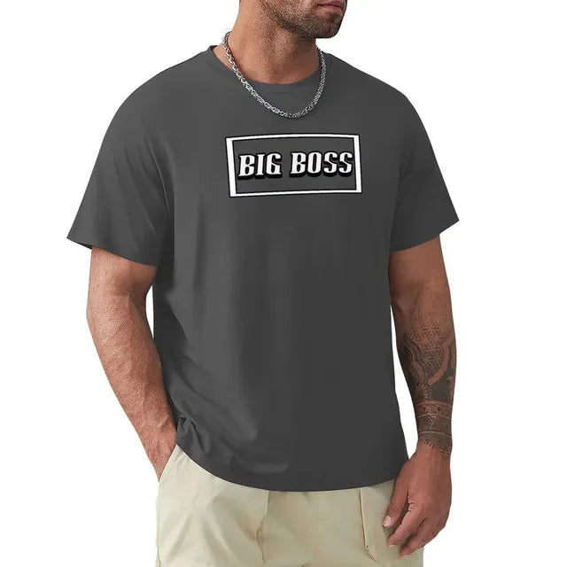 Big Boss-Box Design T-Shirt for Men