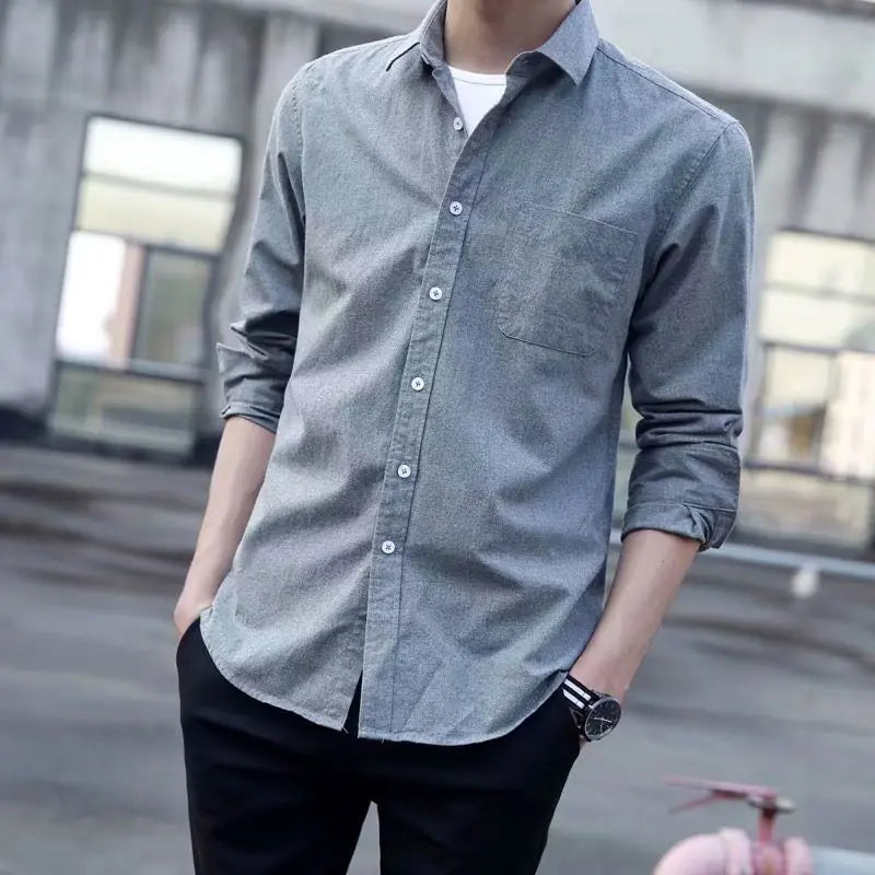 High-Quality Oxford Shirt for Men - Casual Fit