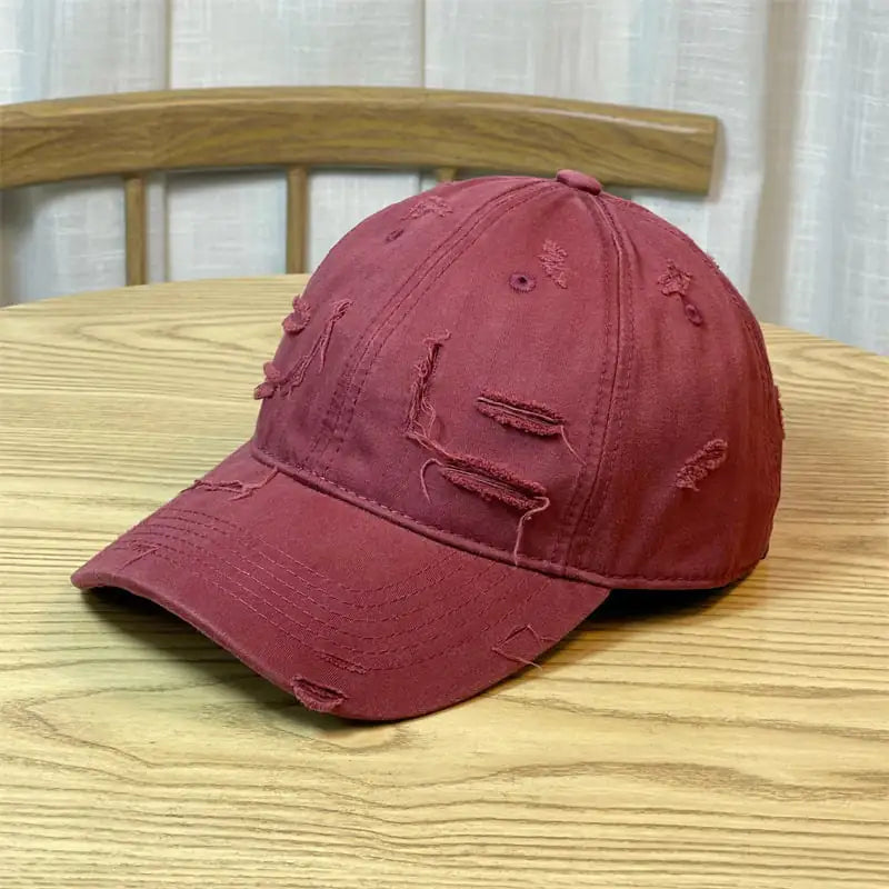 Retro Distressed Baseball Hat for Men and Women