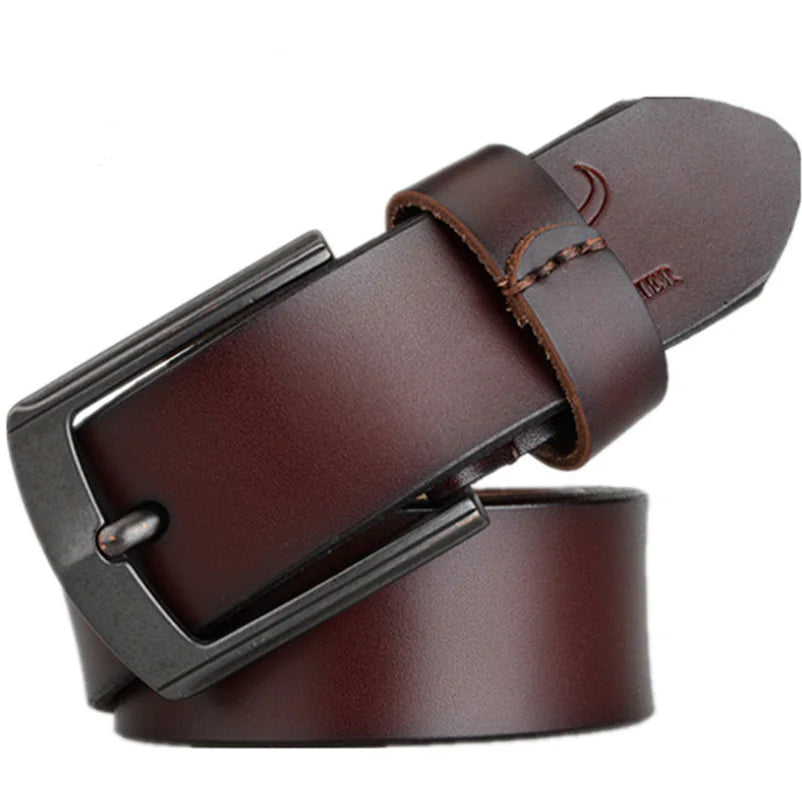 COWATHER Genuine Leather Casual Belt for Men XF012