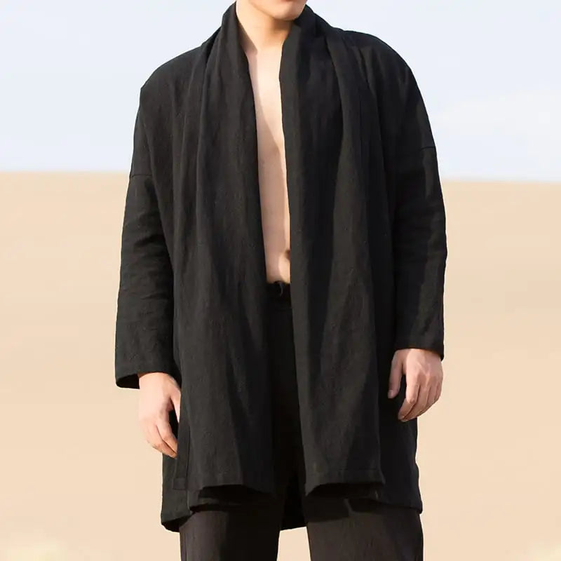 Chinese Style Casual Windbreaker Coat for Men