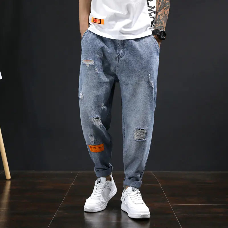 Trendy Loose Straight Casual Pants for Men