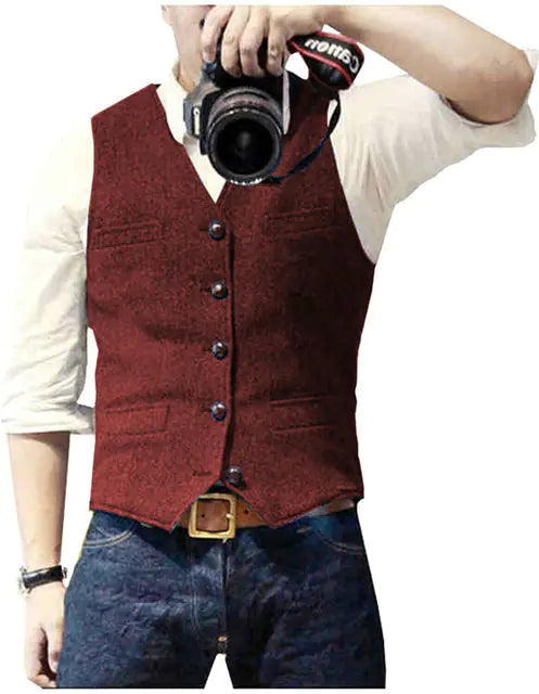 Slimming Casual Spandex Waistcoat for Men